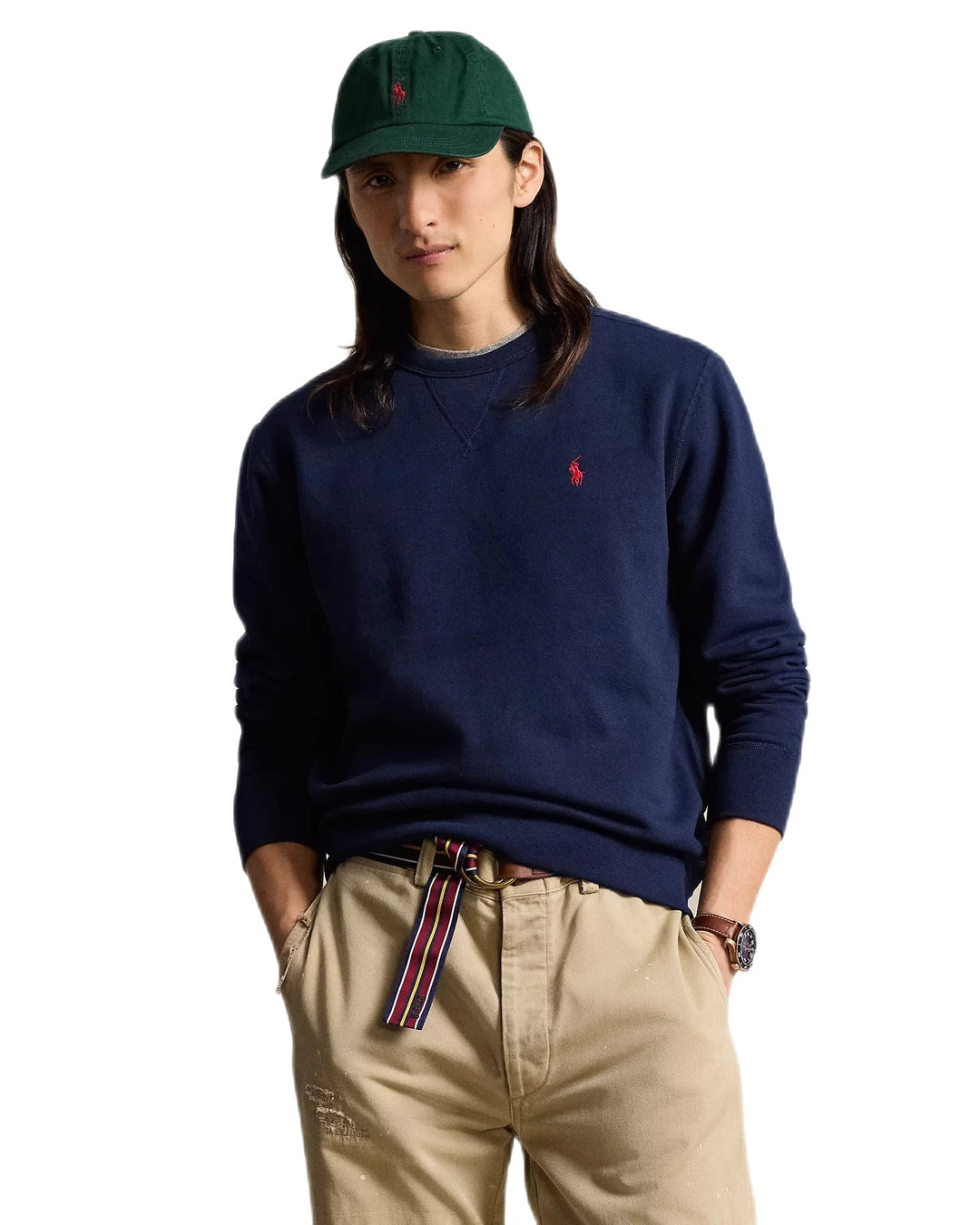 Polo Ralph Lauren - Sweat molleton marine - Lothaire