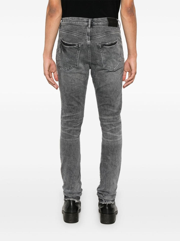 Purple Brand jean skinny à effet usé gris - Lothaire