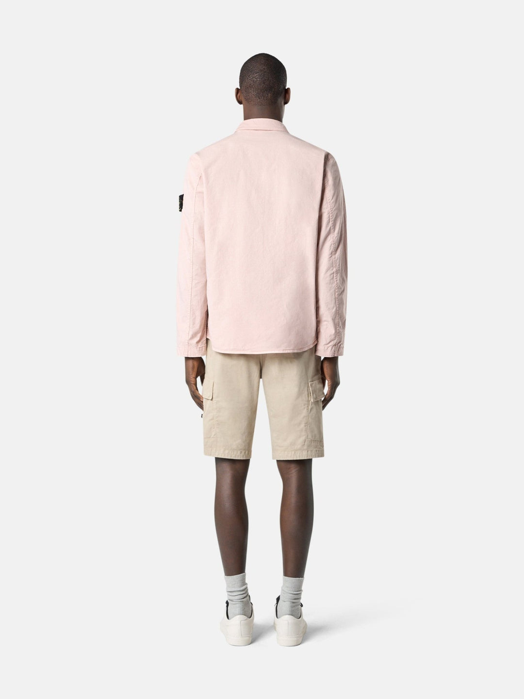 STONE ISLAND - Bermuda cargo coupe slim à poches zippées Desert - Lothaire