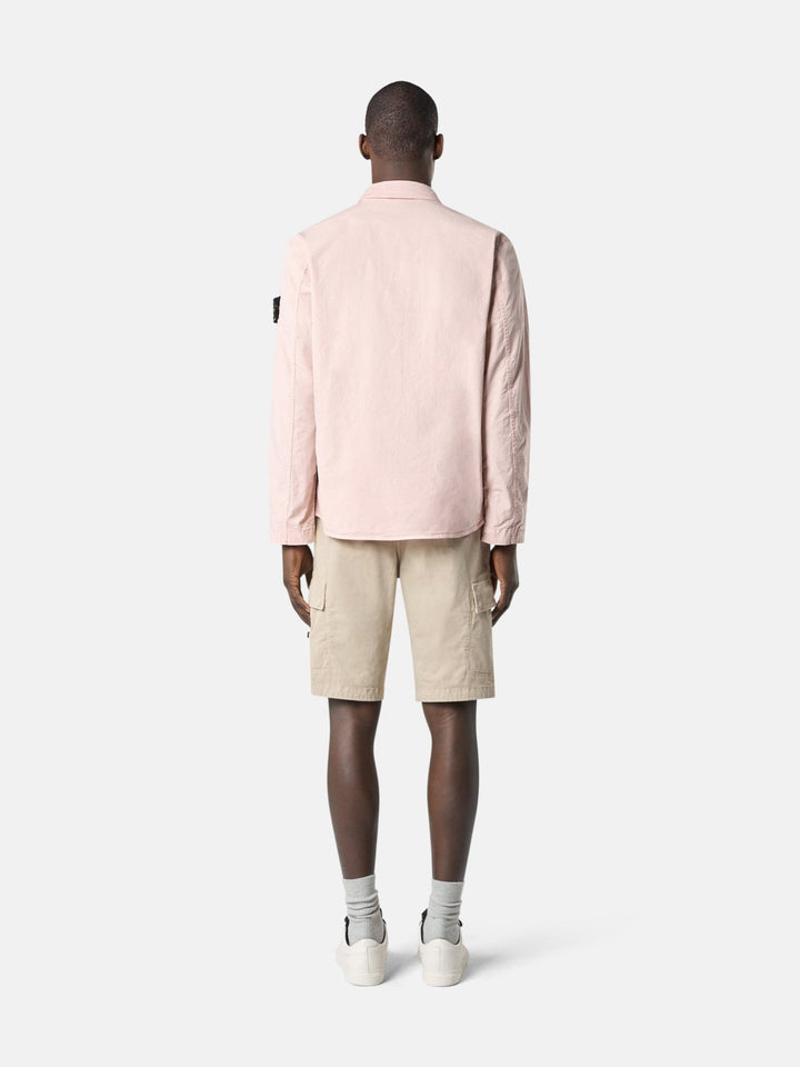 STONE ISLAND - Bermuda cargo coupe slim à poches zippées Desert - Lothaire