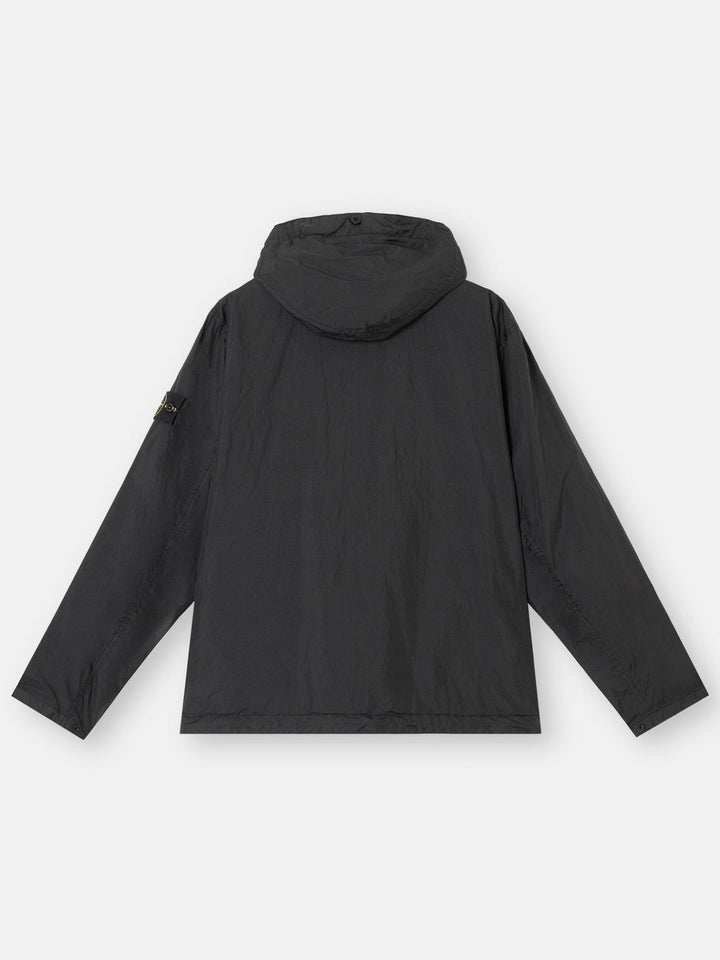 STONE ISLAND - Blouson à capuche coupe - vent et déperlant Noir - Lothaire