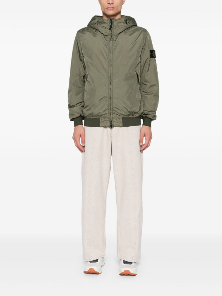 Stone Island - Blouson coupe - vent Crinkles Reps vert musk - Lothaire