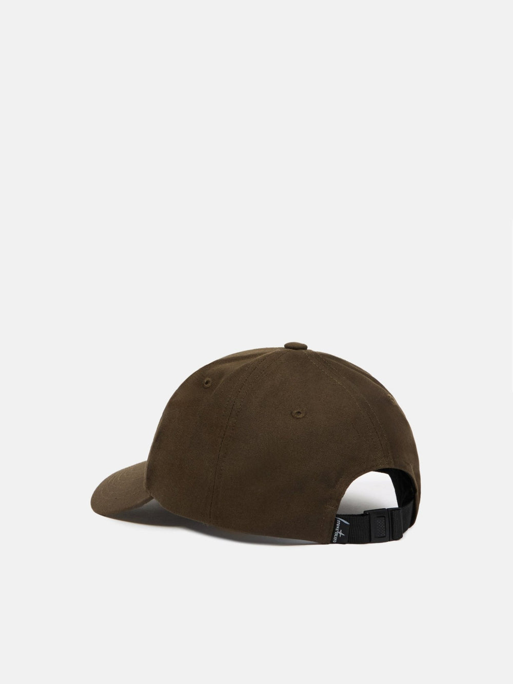 STONE ISLAND - Casquette en coton avec logo brodé Kaki - Lothaire