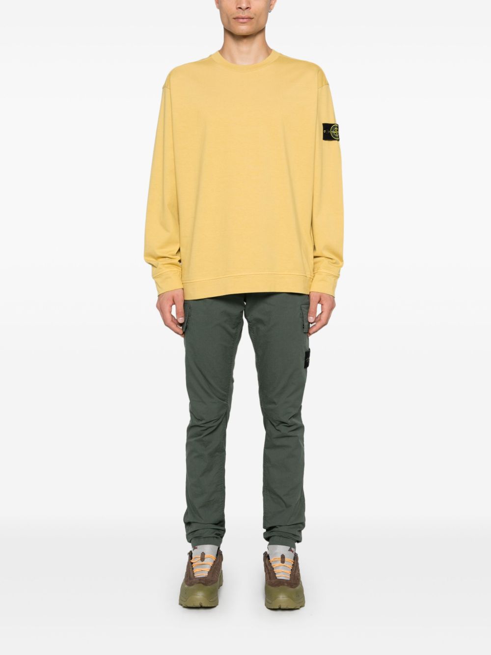 Stone Island - Pantalon slim musk à poches cargo vert - Lothaire