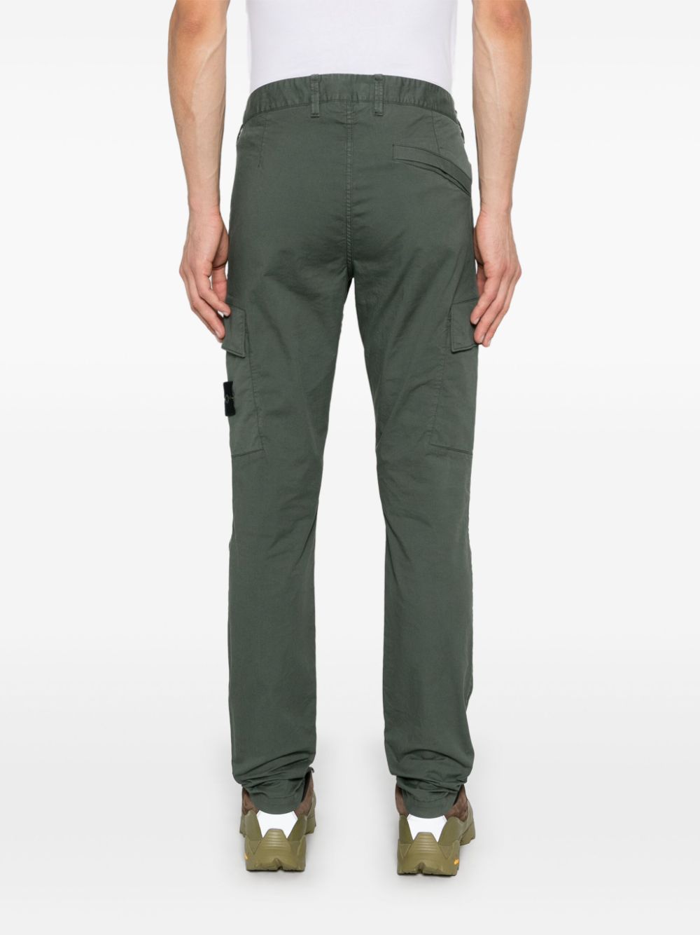 Stone Island - Pantalon slim musk à poches cargo vert - Lothaire