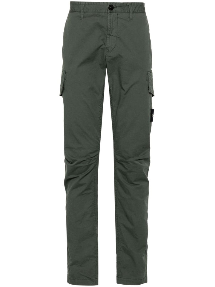 Stone Island - Pantalon slim musk à poches cargo vert - Lothaire