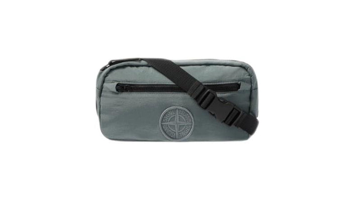 STONE ISLAND - Sac banane à motif Compass gris vert - Lothaire