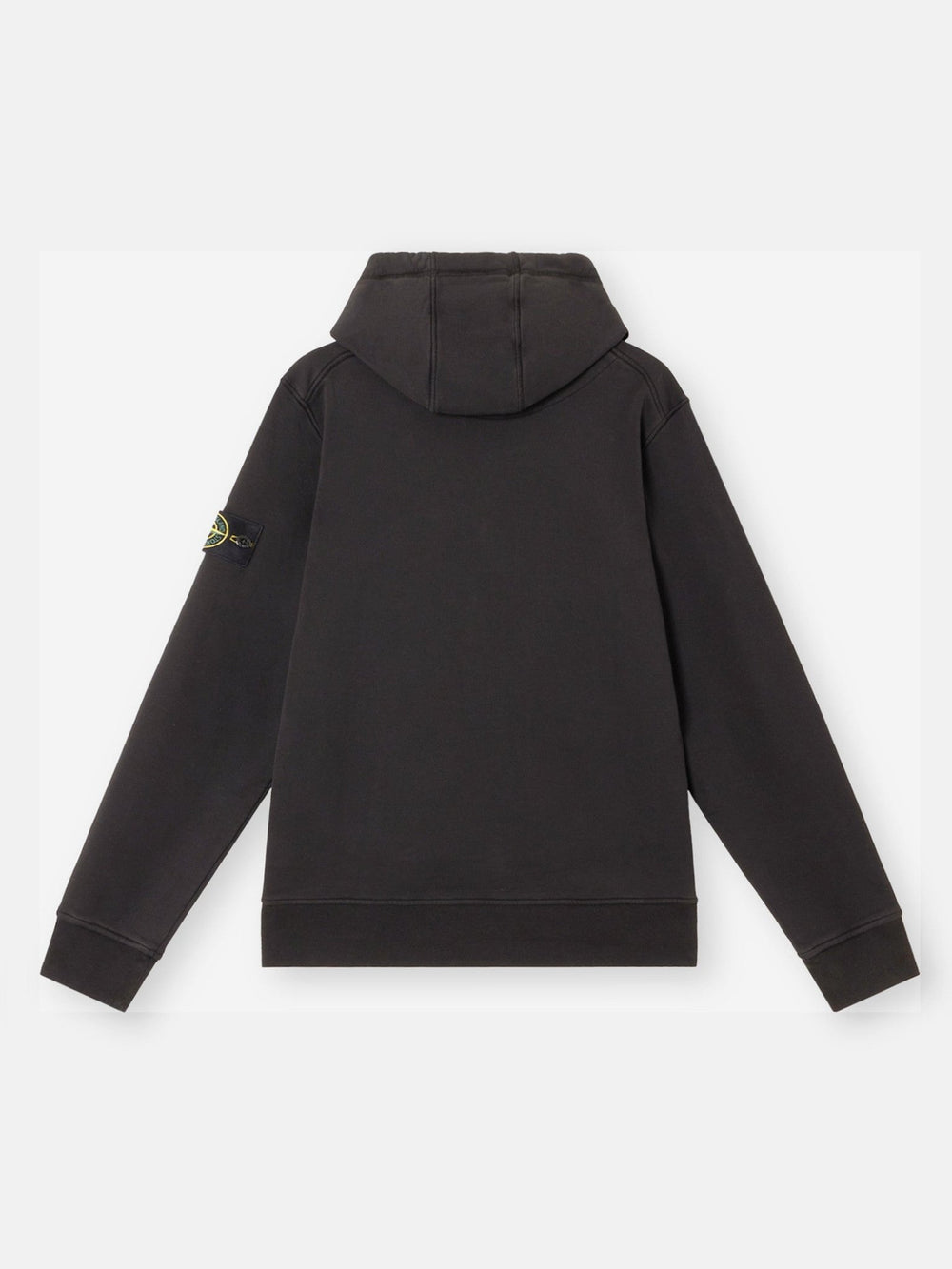 STONE ISLAND - Sweat-shirt à poches doté d’une capuche à cordon de serrage Noir - Lothaire