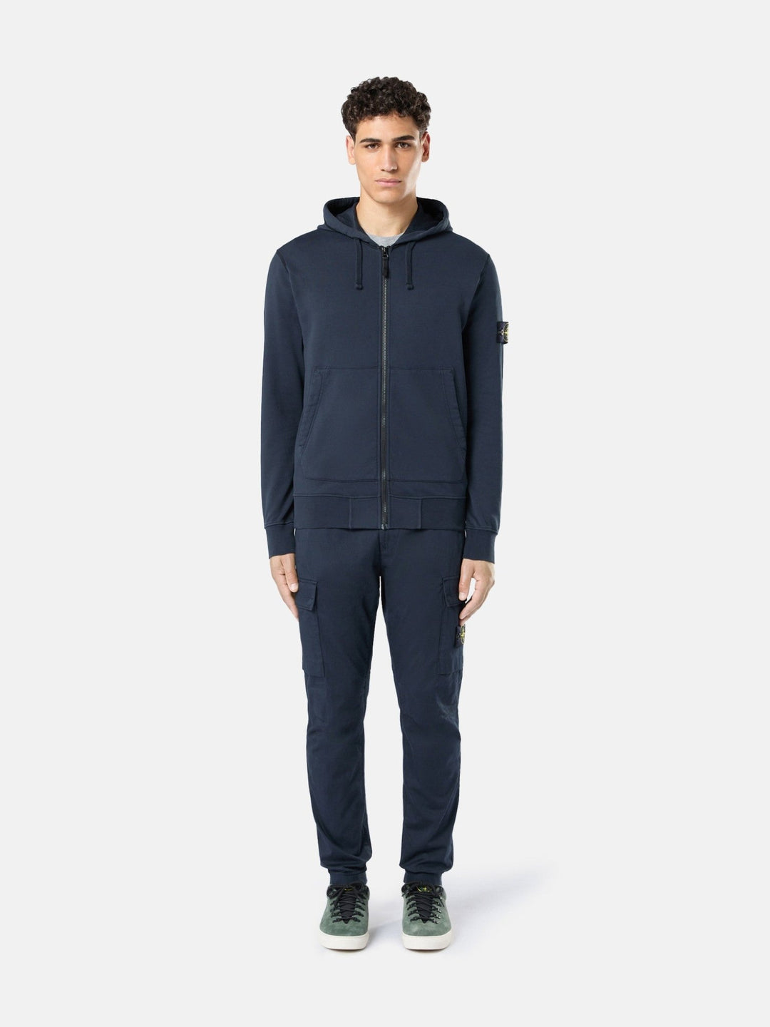 STONE ISLAND - Sweat-shirt avec capuche Bleu marine - Lothaire