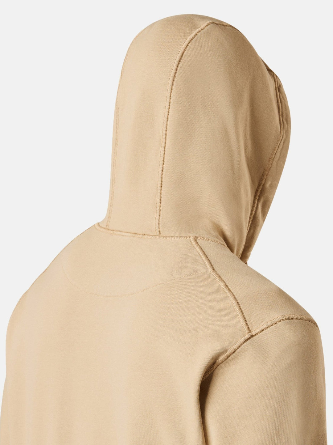 STONE ISLAND - Sweat-shirt zippé doté de capuche à cordon de serrage Desert - Lothaire