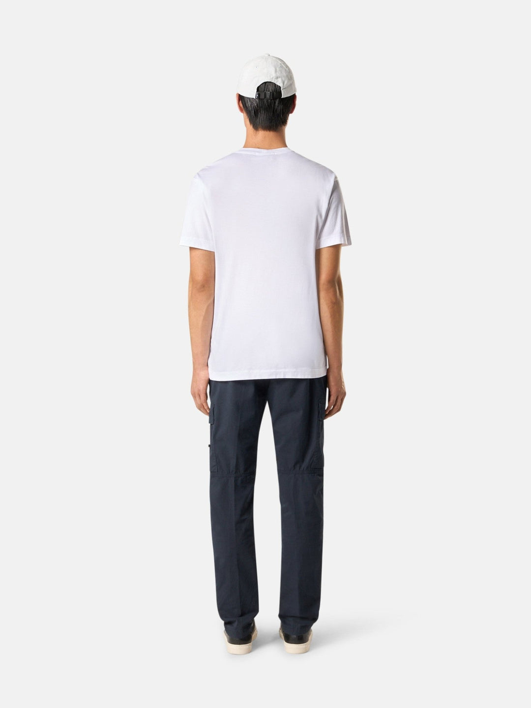 STONE ISLAND - T-shirt coupe slim avec écusson - logo Compass Blanc - Lothaire