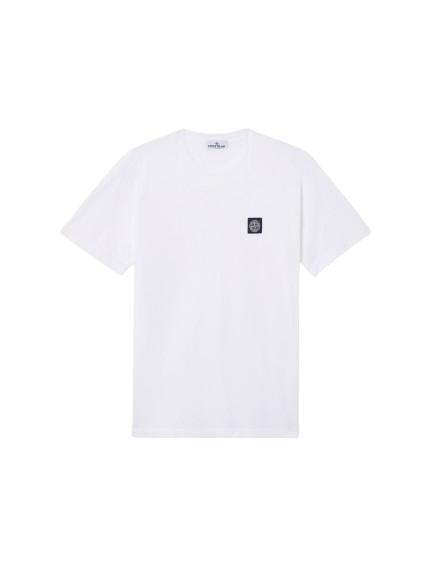 STONE ISLAND - T-shirt coupe slim avec écusson - logo Compass Blanc - Lothaire