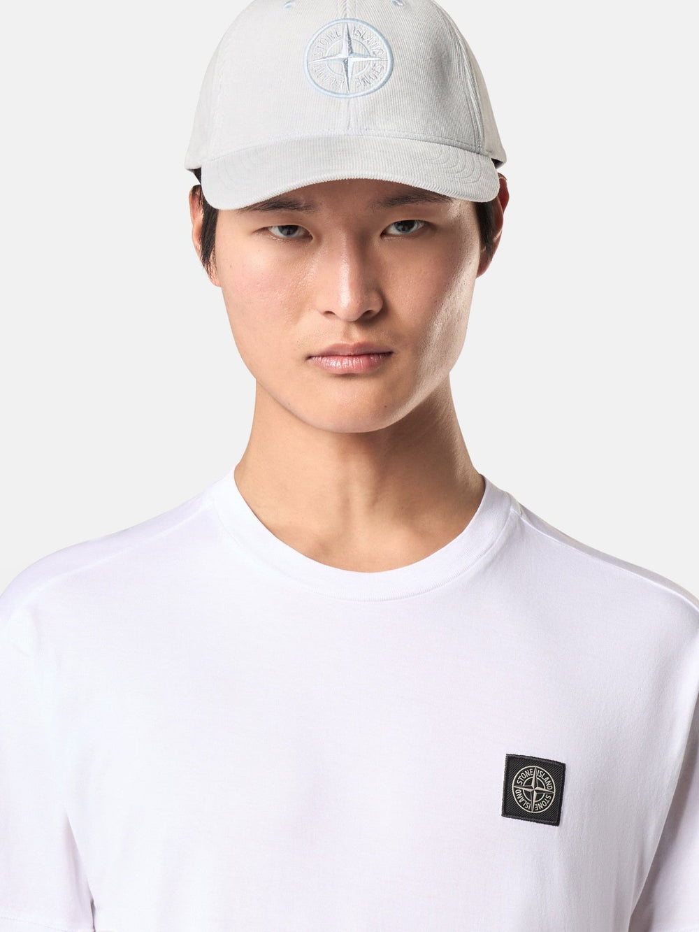 STONE ISLAND - T-shirt coupe slim avec écusson - logo Compass Blanc - Lothaire