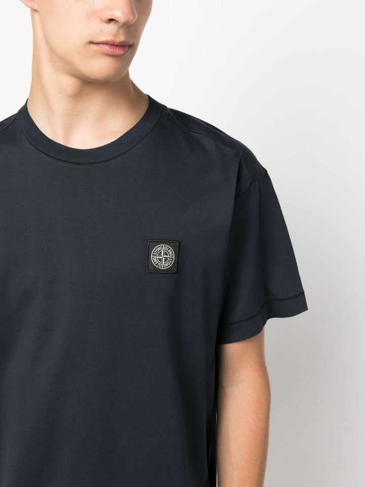 STONE ISLAND - TS manches courtes bleu marine - Lothaire