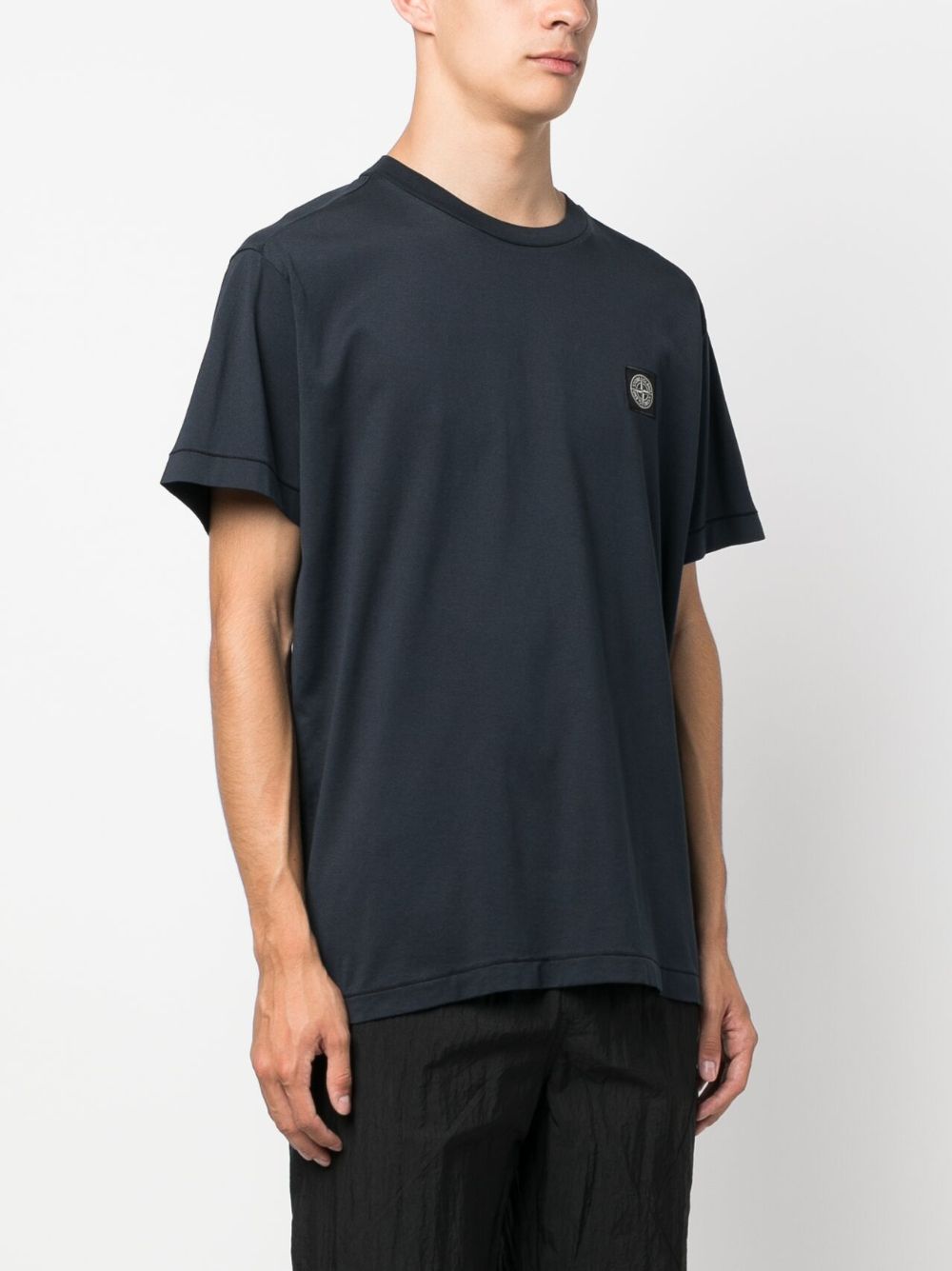 STONE ISLAND - TS manches courtes bleu marine - Lothaire