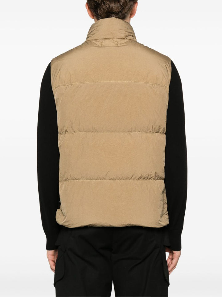 STONE ISLAND - Veste sans manches avec traitement déperlant couleur beige - Lothaire