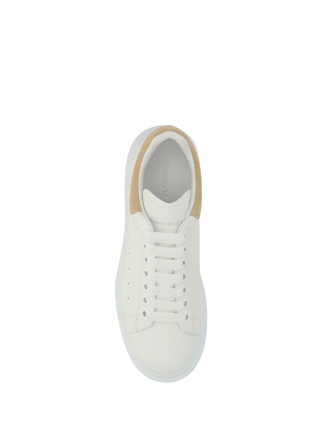 Alexander McQueen - Baskets oversize blanches et Camel - Lothaire