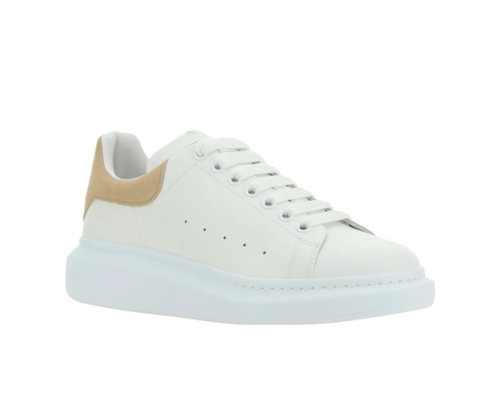 Alexander McQueen - Baskets oversize blanches et Camel - Lothaire