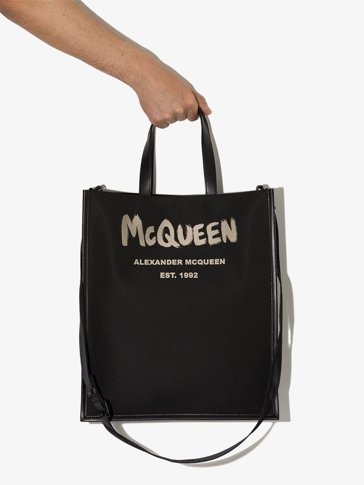 Alexander McQueen Sac cabas Graffiti Edge - Lothaire boutiques