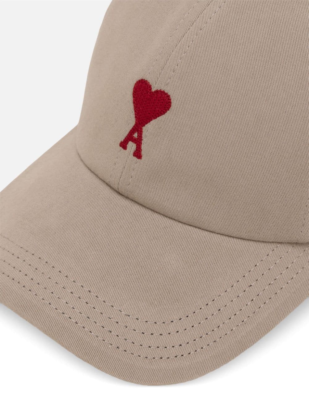 AMI Paris - Casquette beige brodée Ami de Coeur - Lothaire