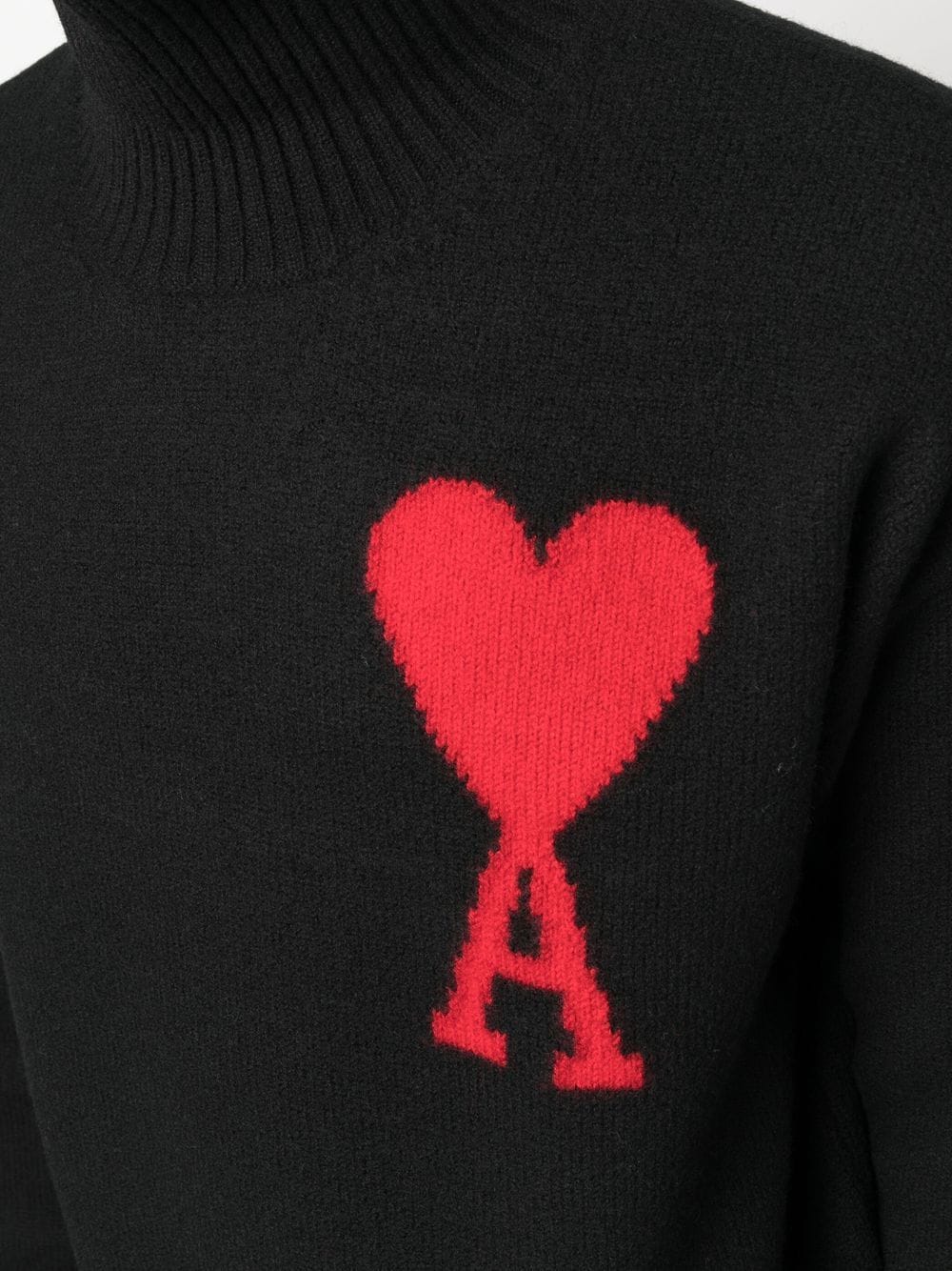 AMI Paris - Pull col roulé Ami de Coeur - Lothaire