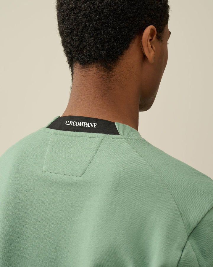 C.P Company Sweat à capuche Green bay Diagonal raised fleece Classic - Lothaire