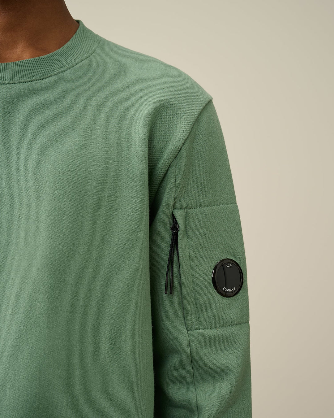 C.P Company Sweat à capuche Green bay Diagonal raised fleece Classic - Lothaire