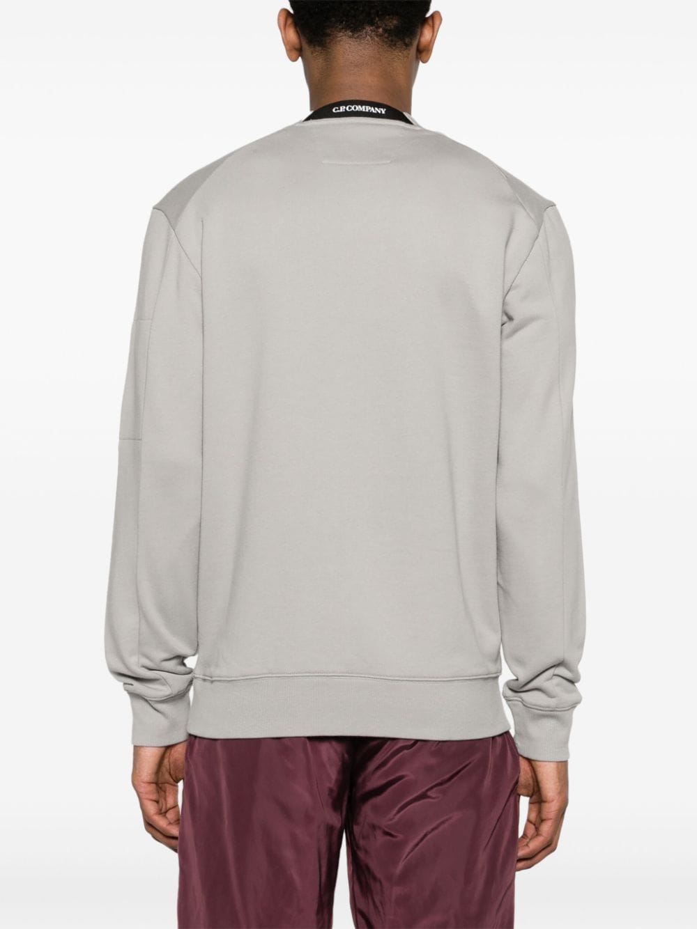 C.P Company - Sweat Diagonal raised fleece Drizzle grey - Lothaire