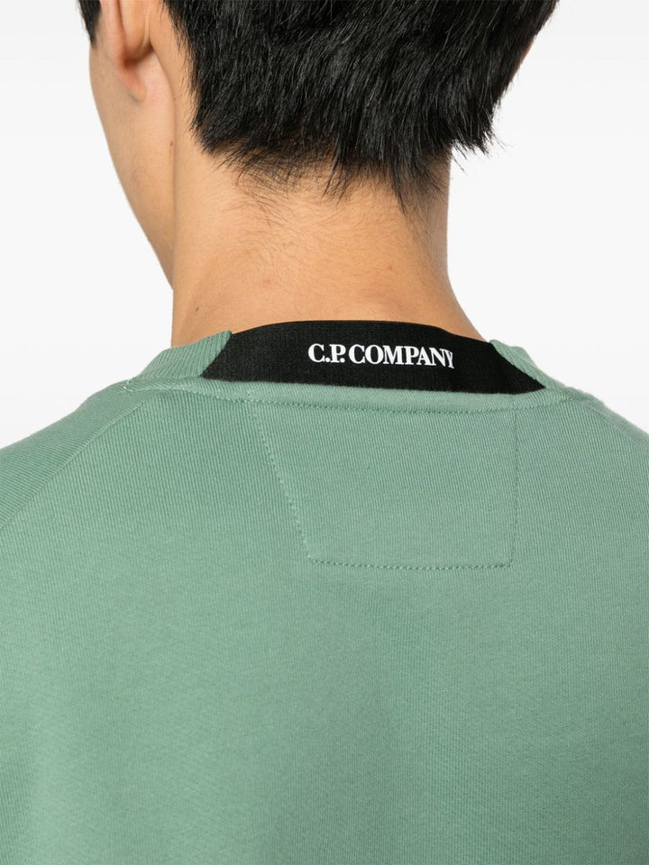 CP Company Sweat Diagonal raised fleece Green bay - Lothaire