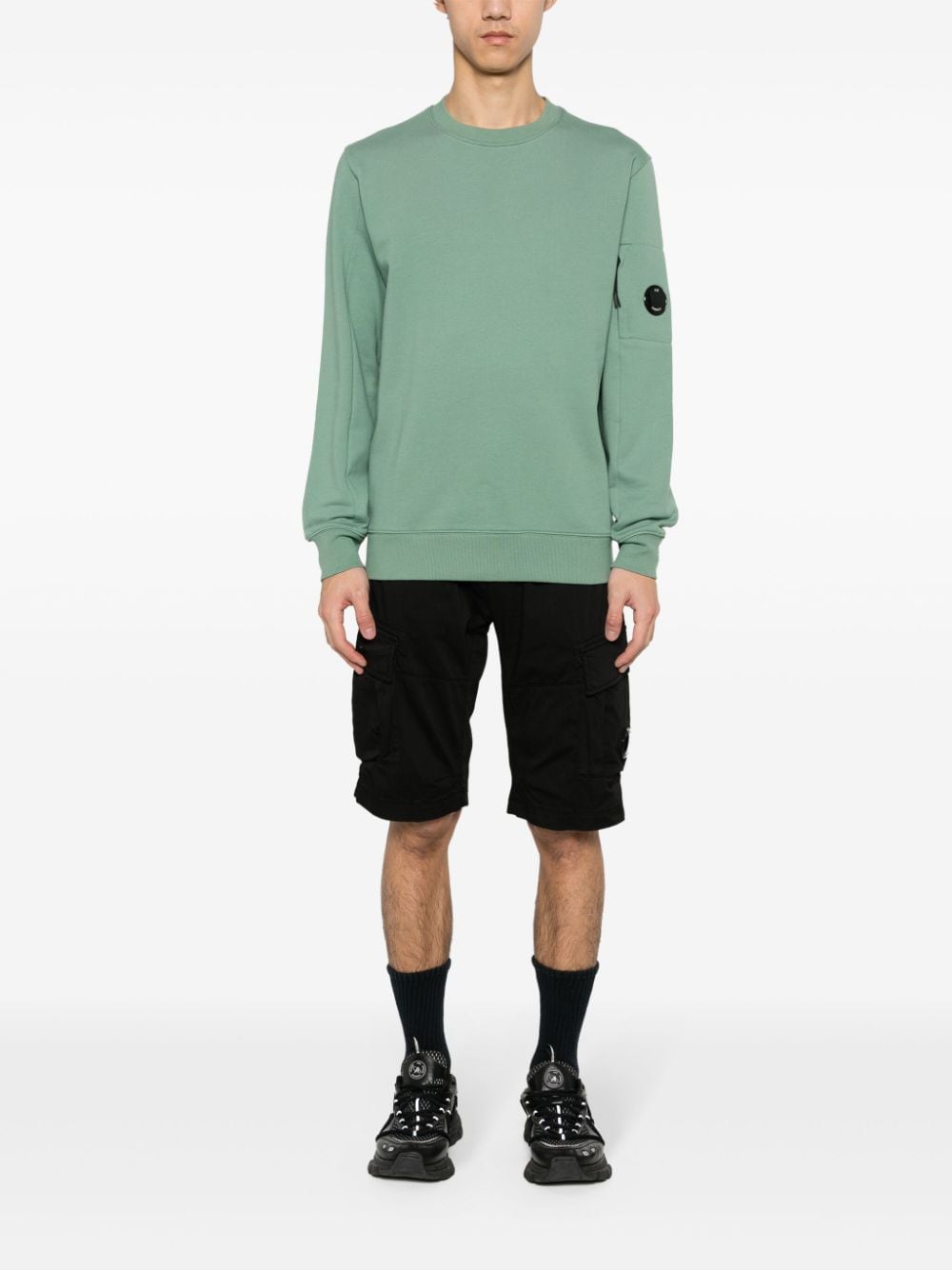 CP Company Sweat Diagonal raised fleece Green bay - Lothaire