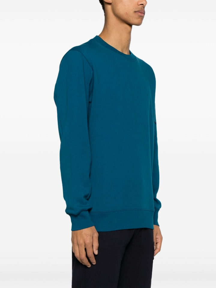 CP Company Sweat Diagonal raised fleece Ink Blue - Lothaire