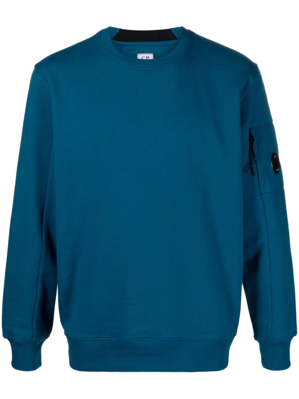 CP Company Sweat Diagonal raised fleece Ink Blue - Lothaire