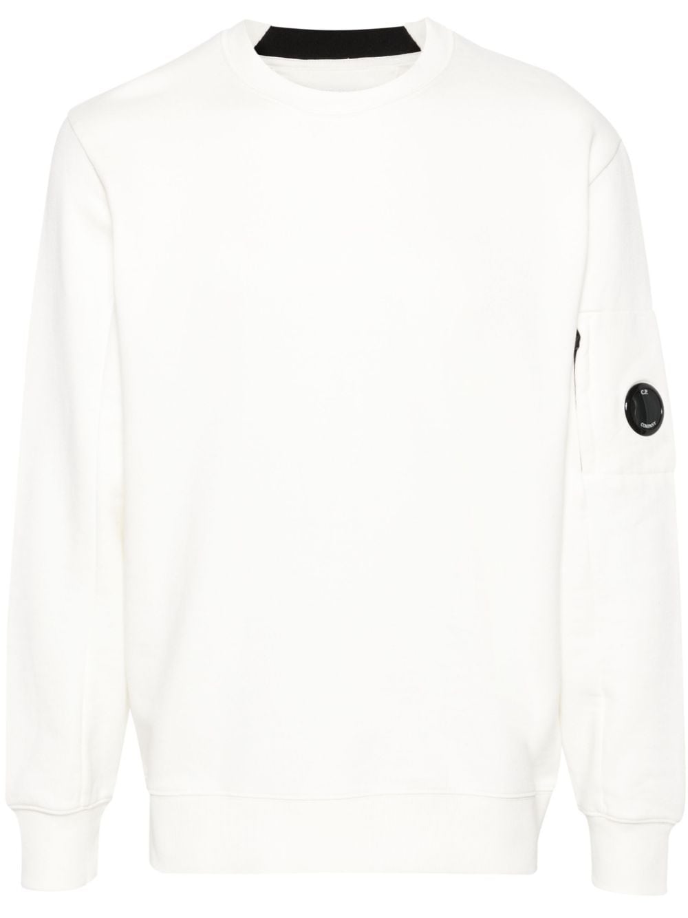 CP Company Sweat Diagonal raised fleece White - Lothaire