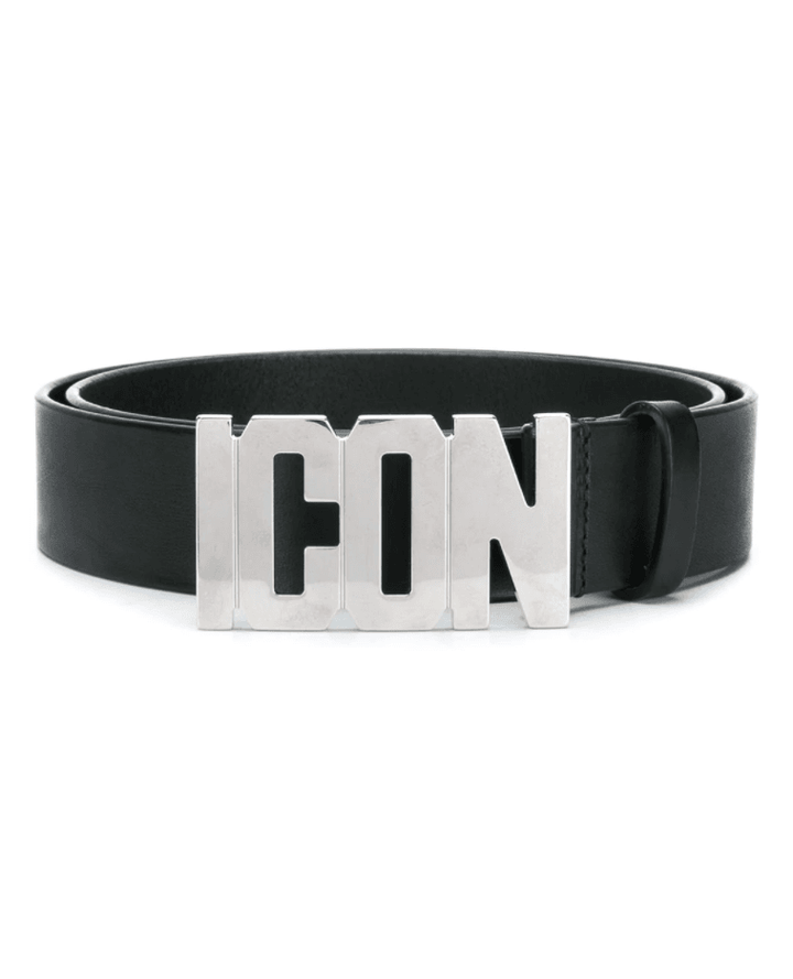 DSQUARED ceinture Icon en cuir et logo laiton - Lothaire boutiques (6553284870309)