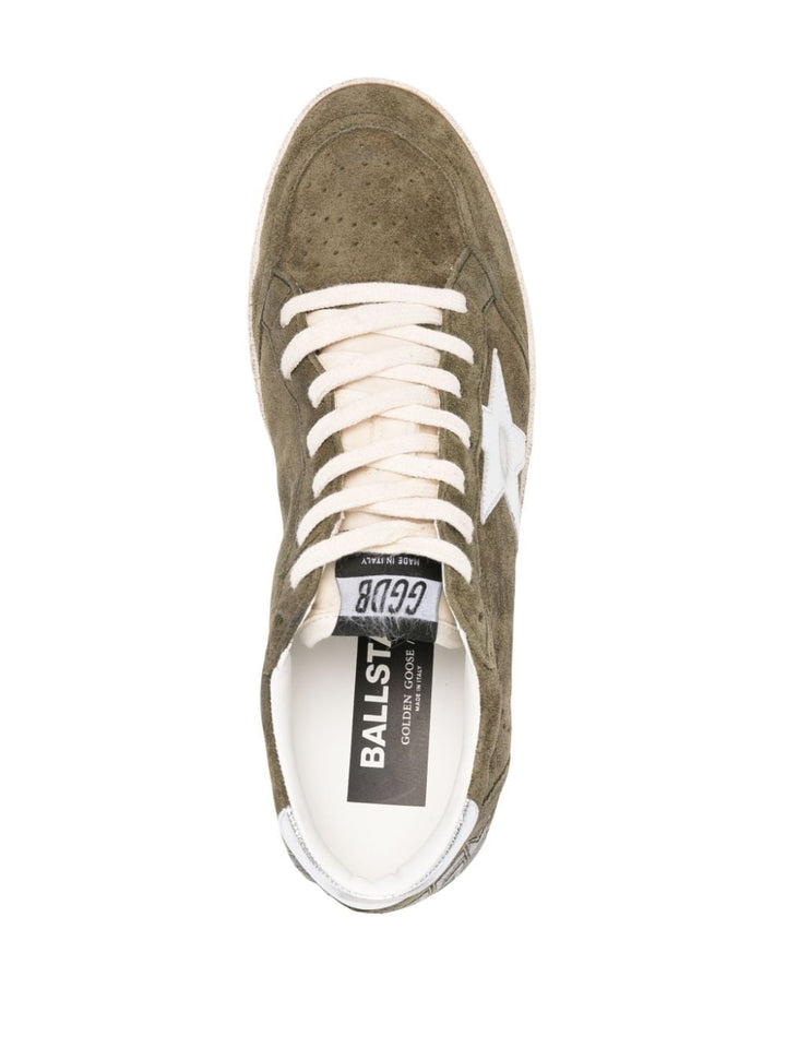 Golden Goose - Baskets Olive Ball Star en daim - Lothaire