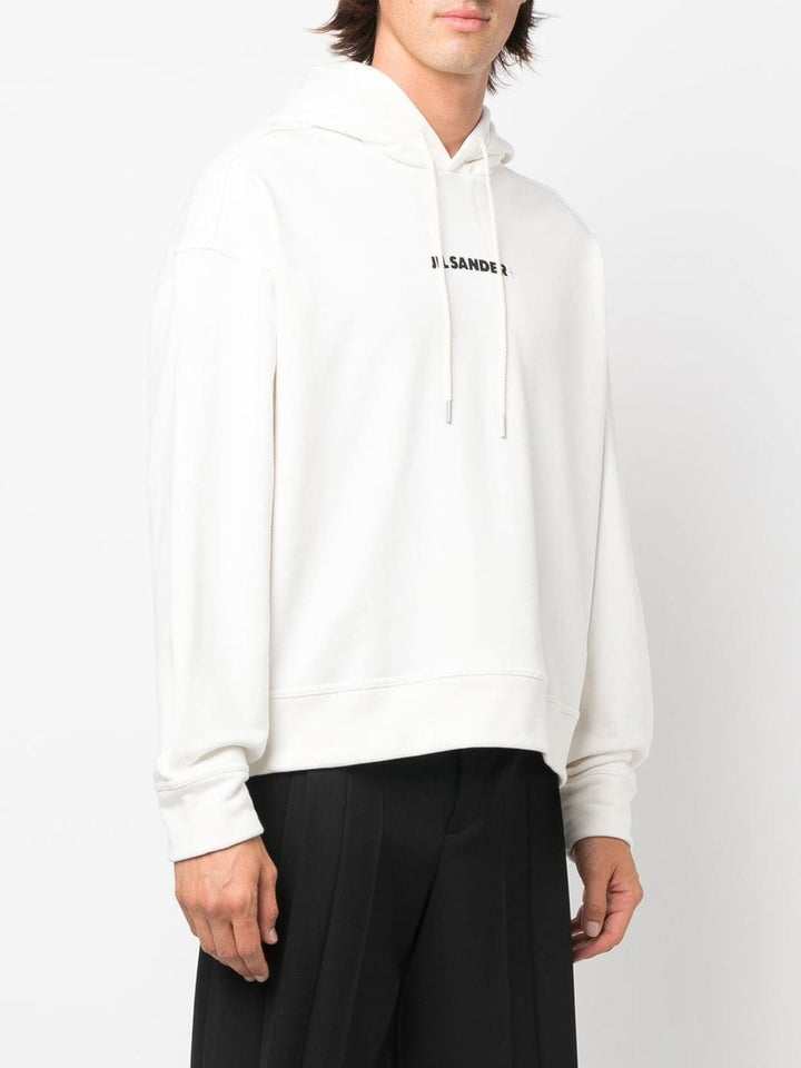 Jil Sander Hoodie à logo imprimé - Lothaire boutiques