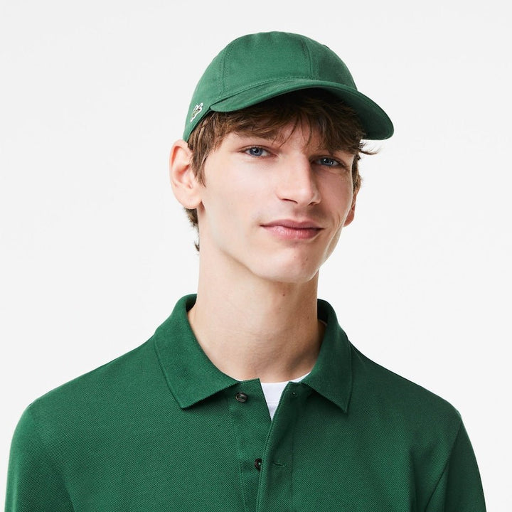 Lacoste - Casquette vert en twill de coton biologique - Lothaire