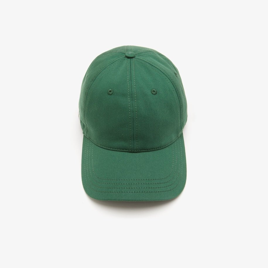 Lacoste - Casquette vert en twill de coton biologique - Lothaire