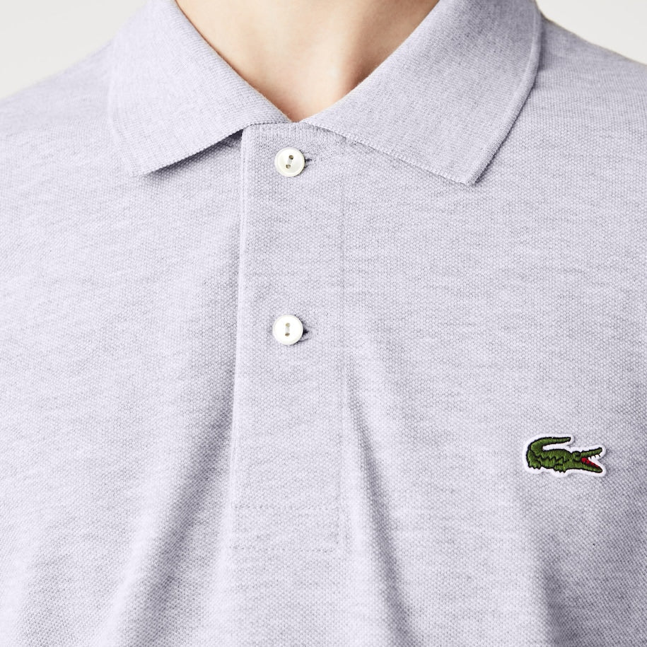 Lacoste Polo Original Gris chiné L.12.12 coton petit piqué - Lothaire