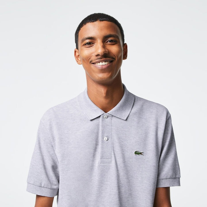 Lacoste Polo Original Gris chiné L.12.12 coton petit piqué - Lothaire