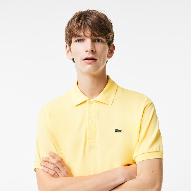 Lacoste Polo Original jaune L.12.12 coton petit piqué - Lothaire