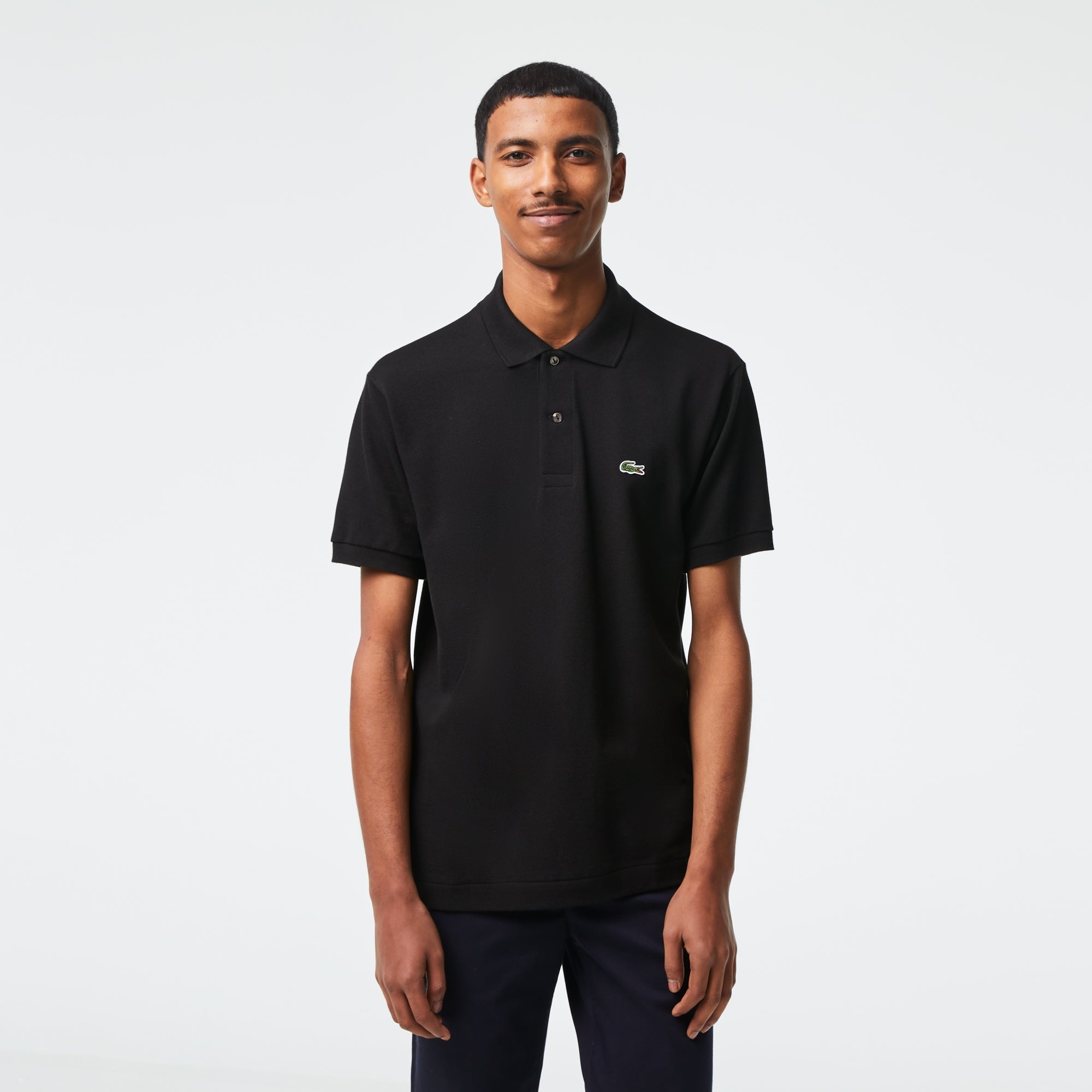 Lacoste Polo Original noir L.12.12 coton petit pique Lothaire