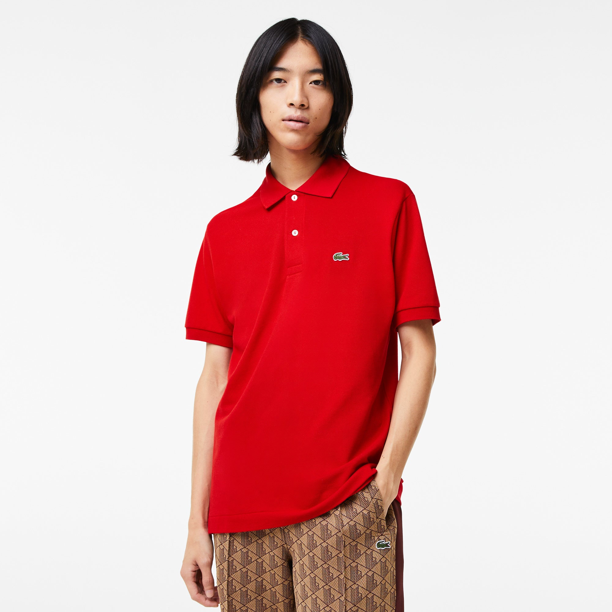 Lacoste Polo Original rouge L.12.12 coton petit pique Lothaire