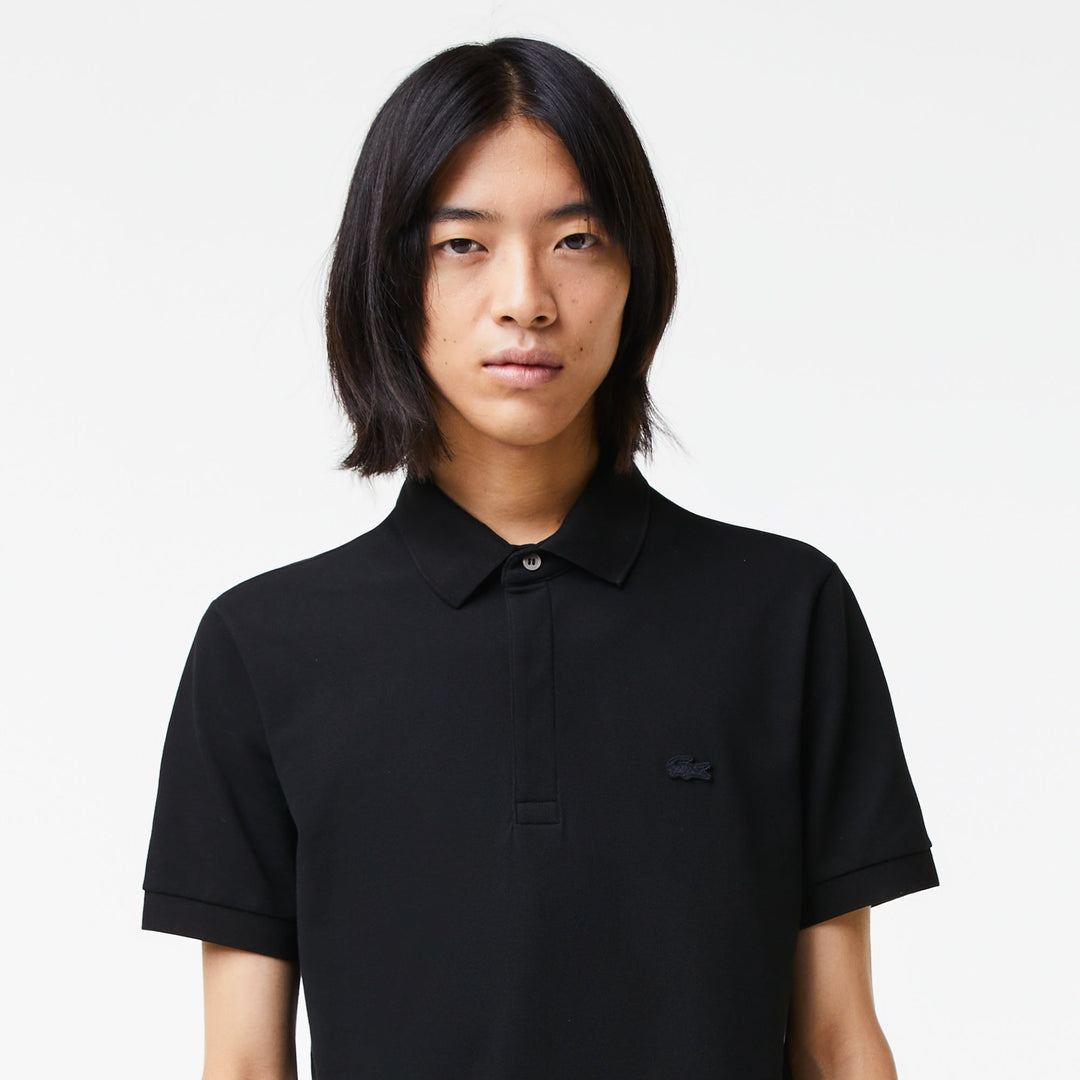 Lacoste Polo Smart Paris noir coton stretch - Lothaire