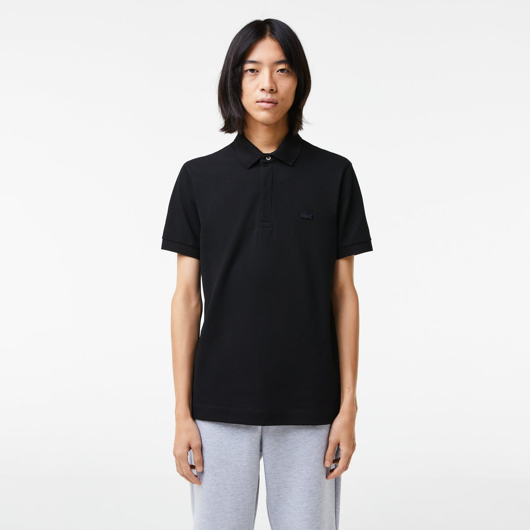 Lacoste Polo Smart Paris noir coton stretch - Lothaire