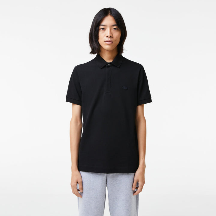 Lacoste Polo Smart Paris noir coton stretch - Lothaire