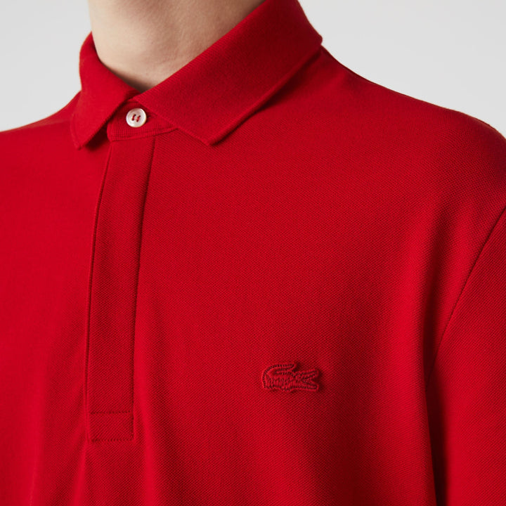 Lacoste Polo Smart Paris rouge coton stretch - Lothaire