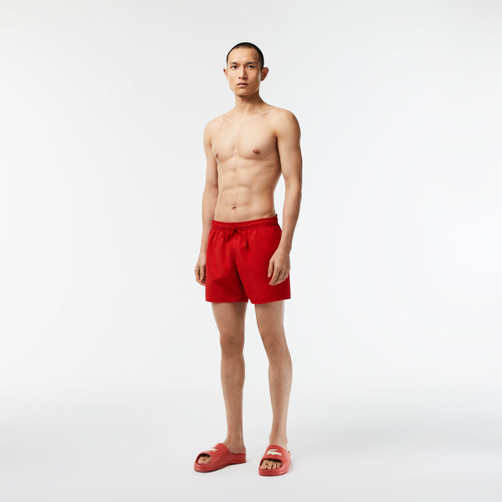 Lacoste Short de bain rouge léger à séchage rapide - Lothaire