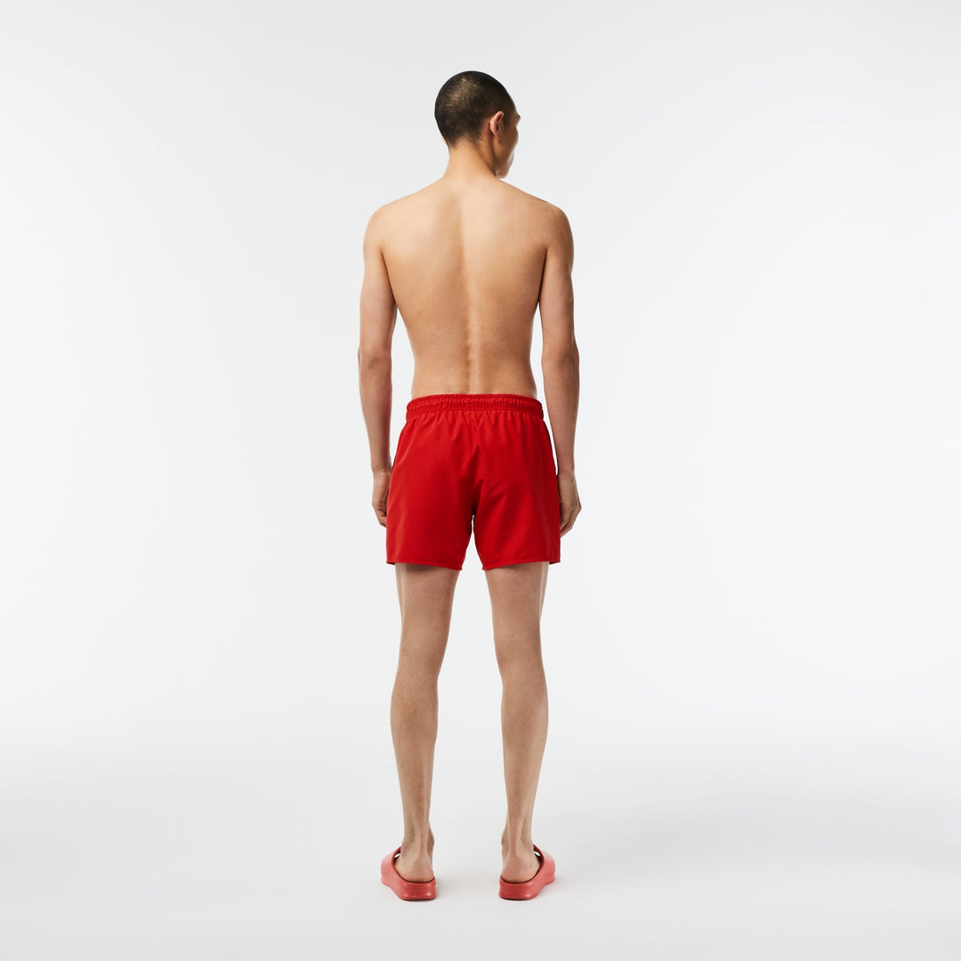 Lacoste Short de bain rouge léger à séchage rapide - Lothaire