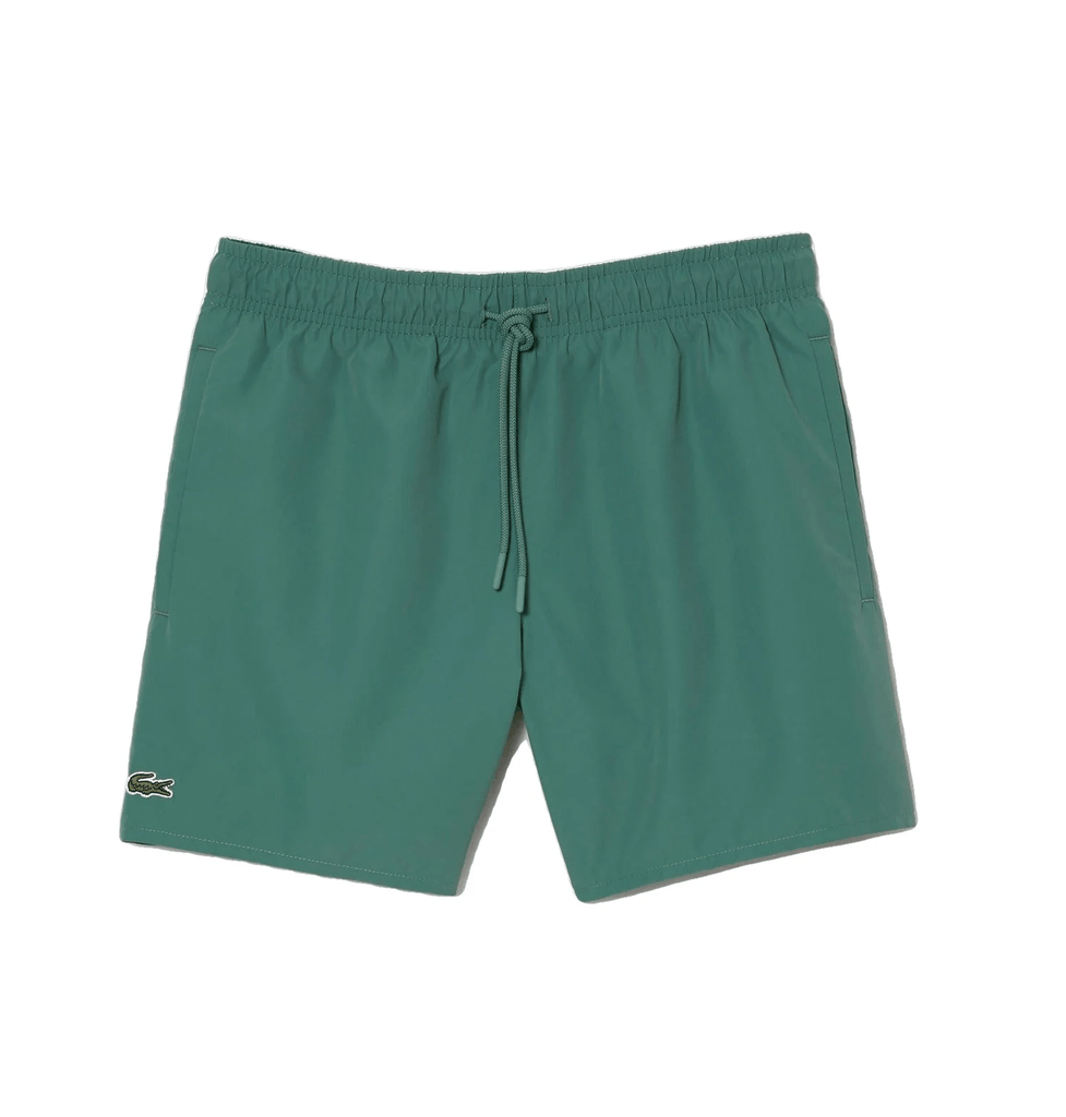 Lacoste - Short de bain à logo sur l'ensemble - Vert